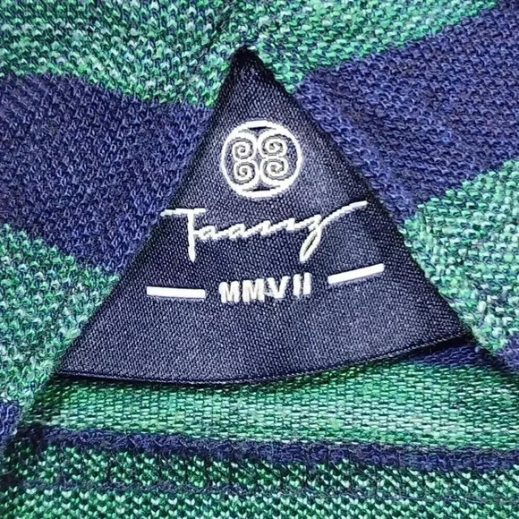 Taanz Men's Summer Polo XL Stripes No Collar Button Henley Type European READ‎ - Picture 7 of 16